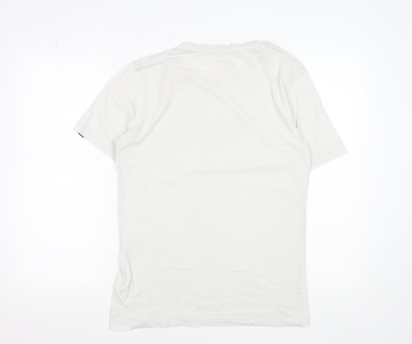 Mens UK Size S PUMA White  Cotton T-Shirt