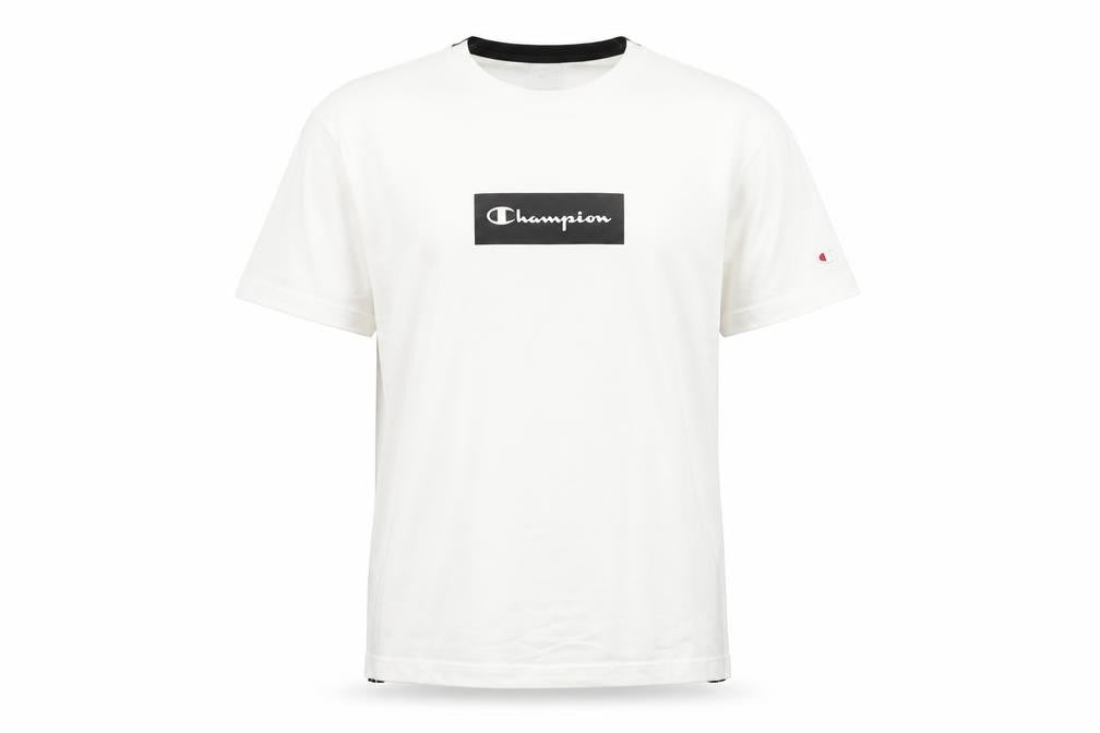 Mens UK Size S Champion White  Cotton T-Shirt