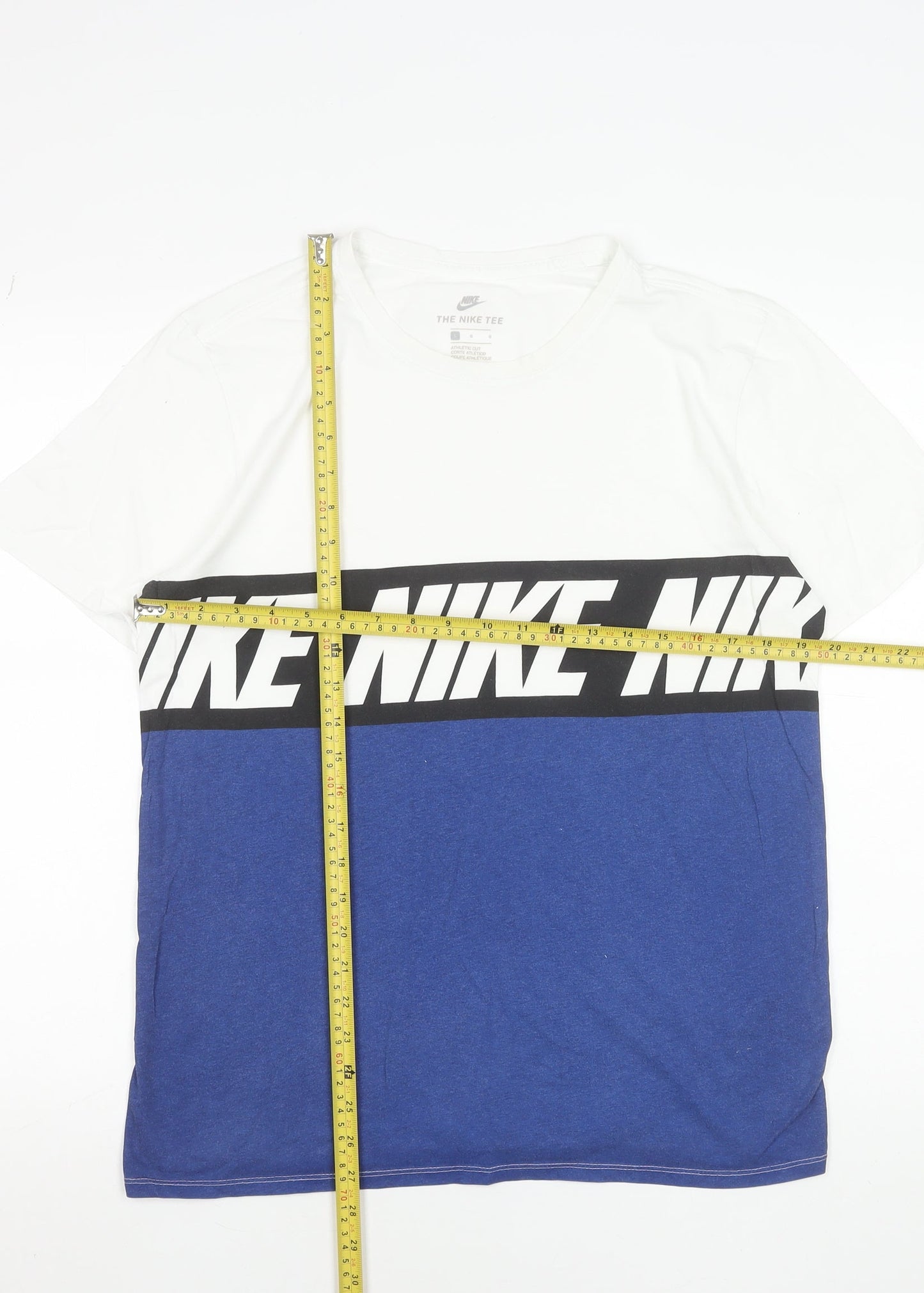 Nike Men's Multicoloured L Athletic Fit Crew Neck Graphic T-Shirt