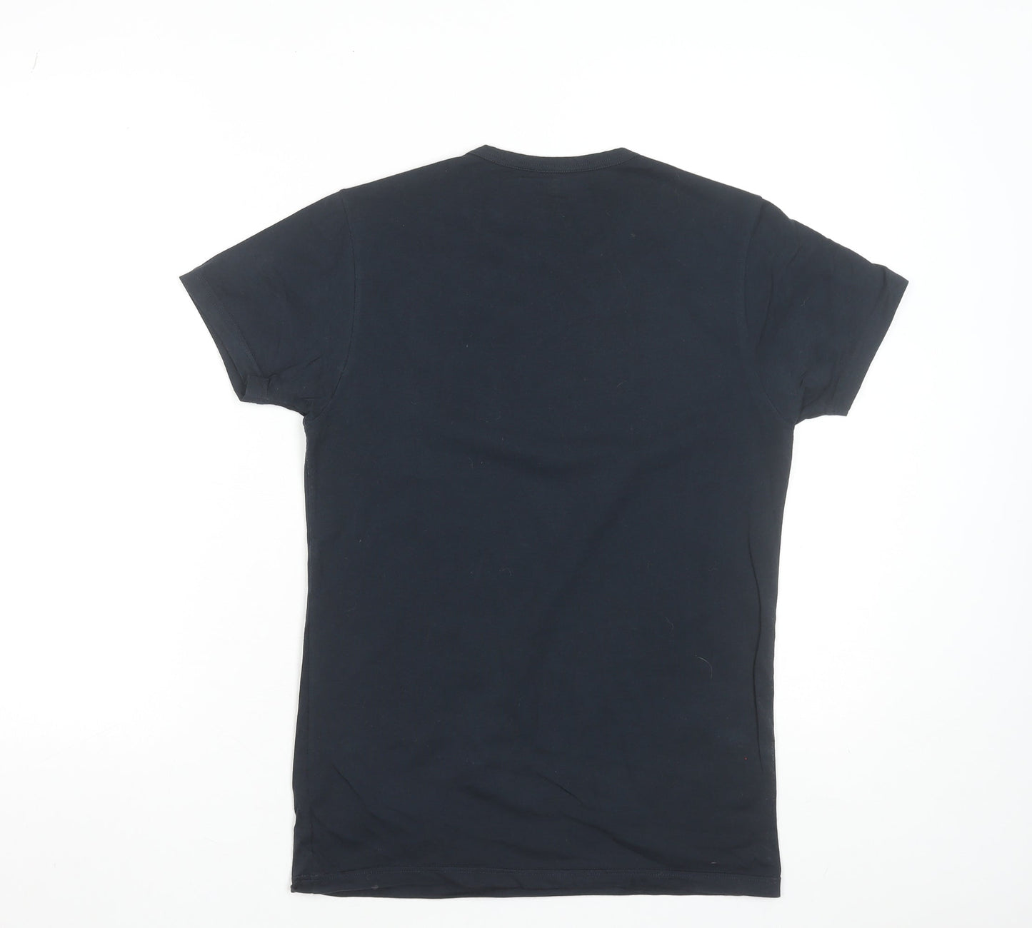 Emporio Armani Women's Black Cotton Slim Fit T-Shirt Size S
