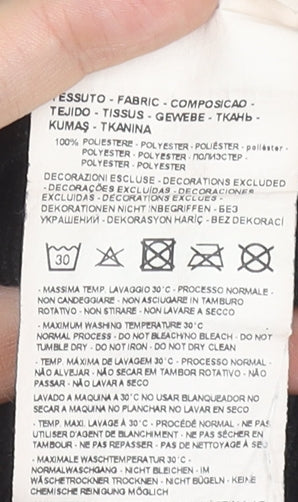 Emporio Armani EA7 Mens Black Joggers Size S Polyester Sweatpants