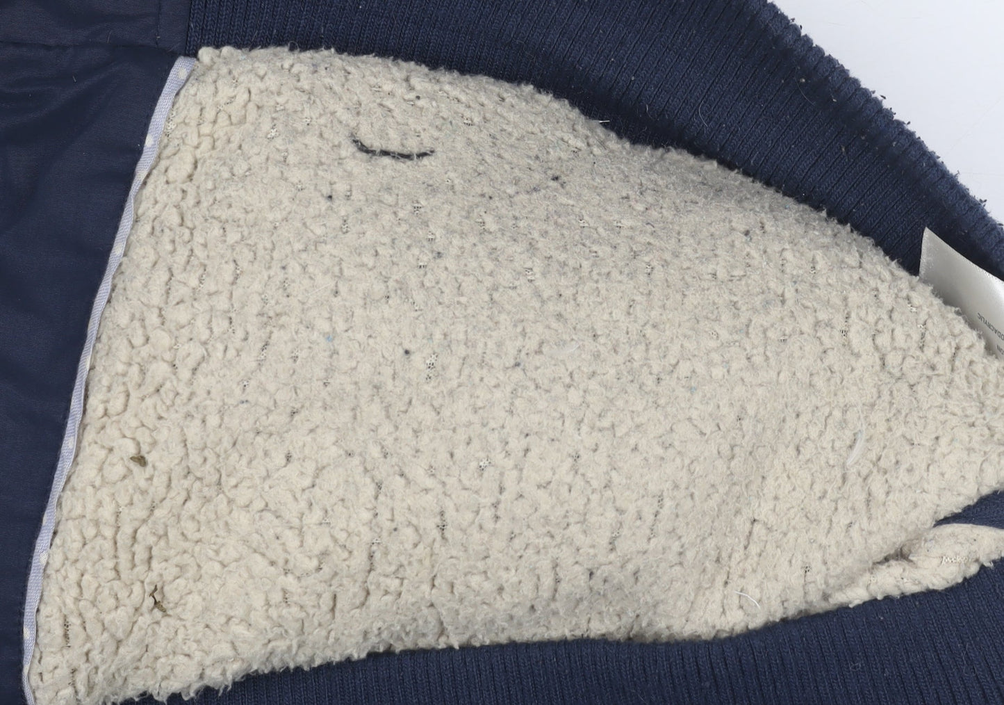 Fat Face Women's Blue Puffer Waistcoat Gilet Size 18 Lined Down Filled