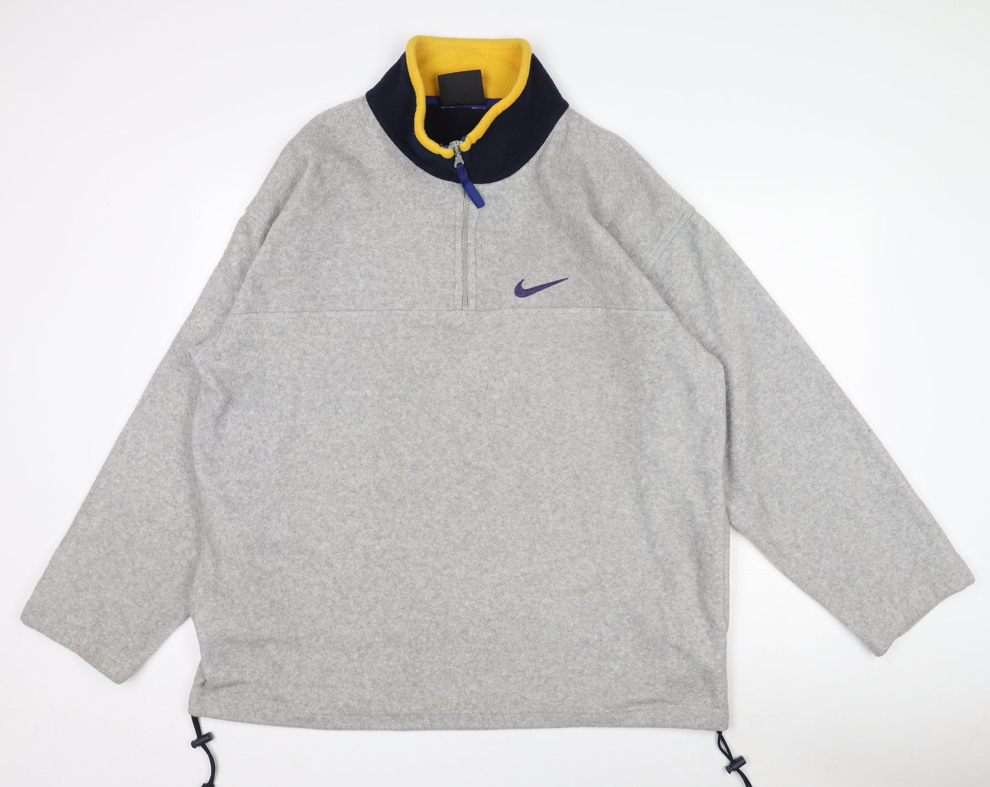 Nike Premier Men's Grey Fleece 1/2 Zip Activewear Jacket Size L