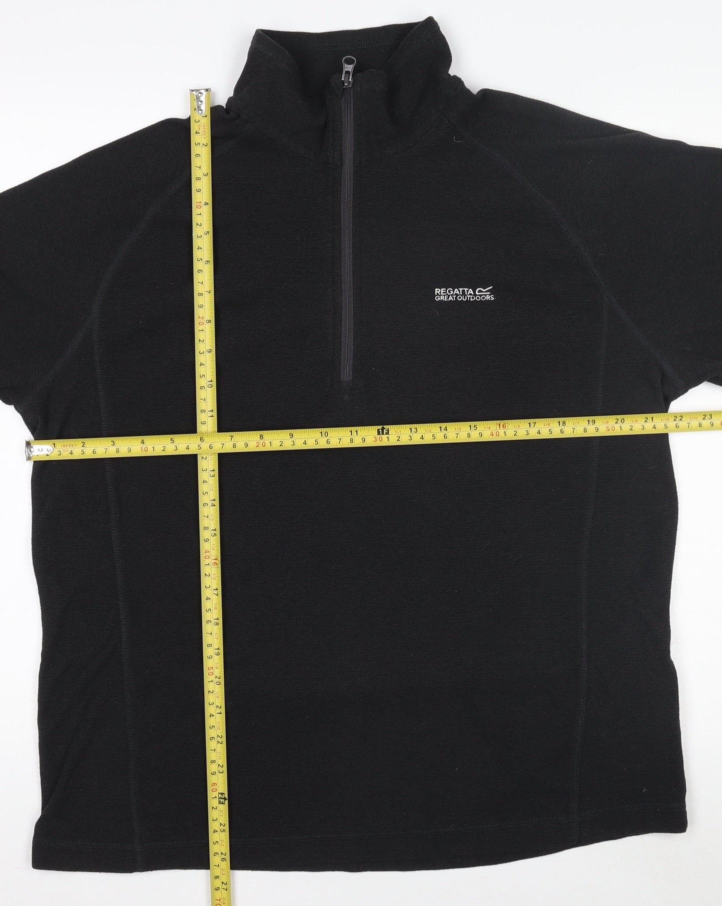 Regatta Men's Black XL 1/4 Zip Fleece Pullover Sweatshirt
