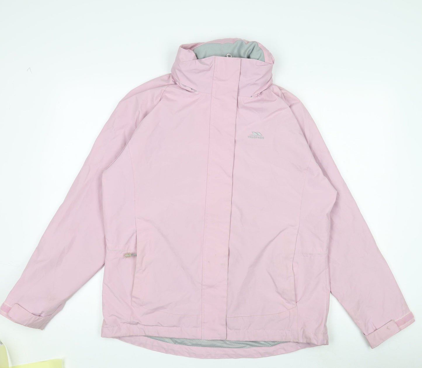 Trespass Womens Pink Waterproof Windproof Rain Jacket Size 12