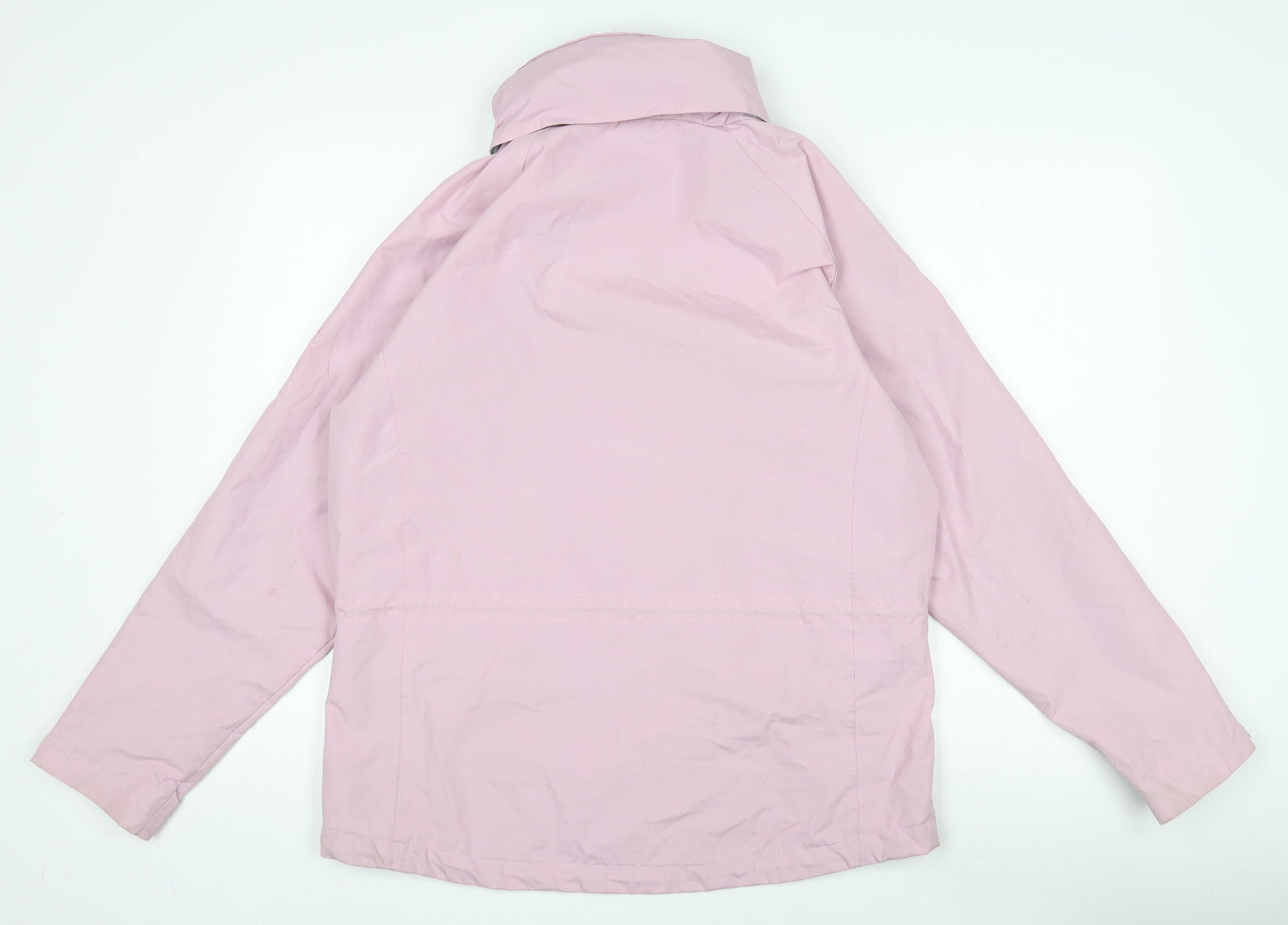 Trespass Womens Pink Waterproof Windproof Rain Jacket Size 12