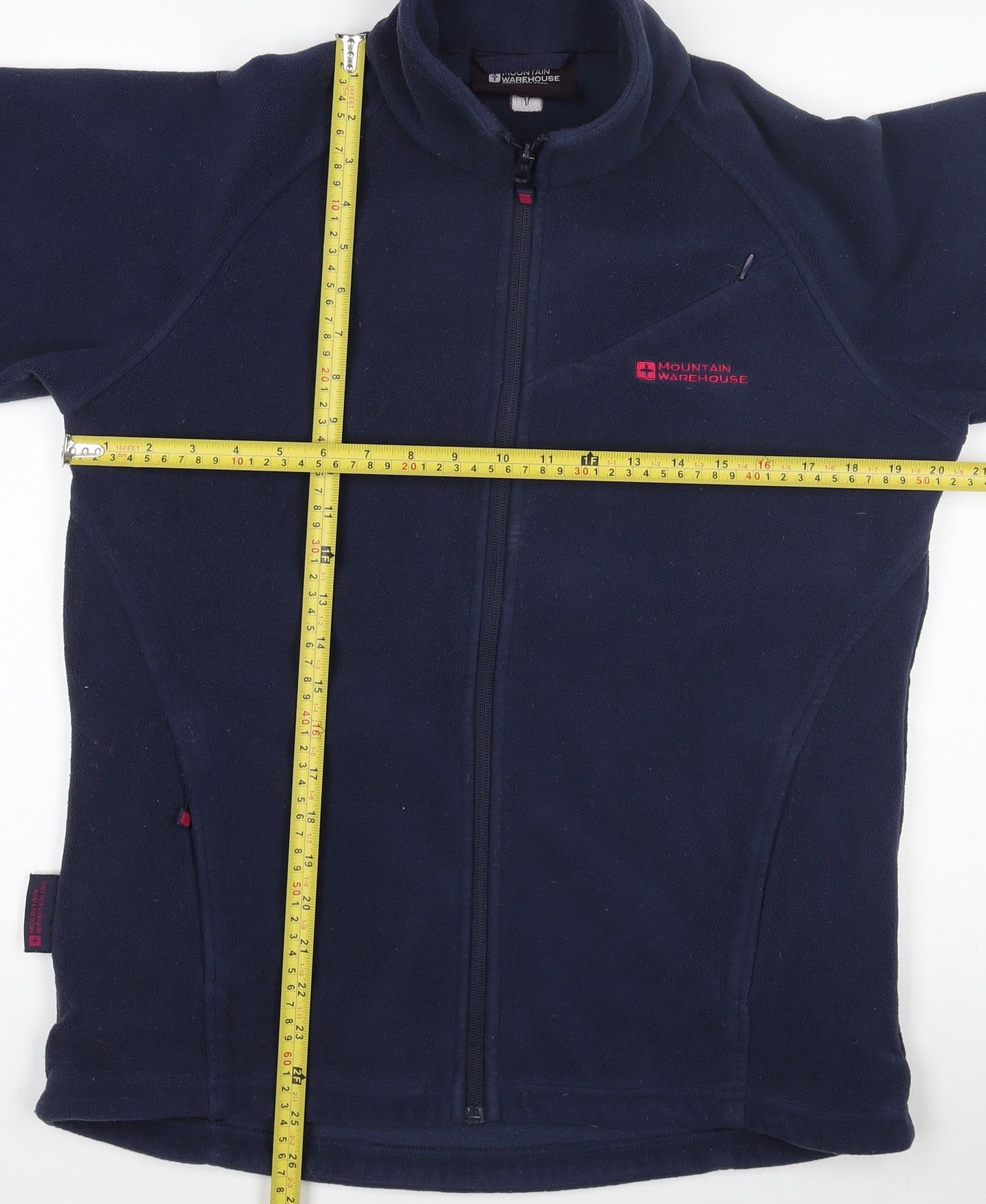 Mountain Warehouse Women's Blue Fleece Full Zip Jacket UK 12
