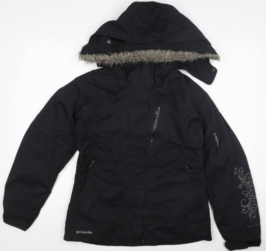 Columbia Women's Black Titanium Waterproof Insulated Parka Jacket S