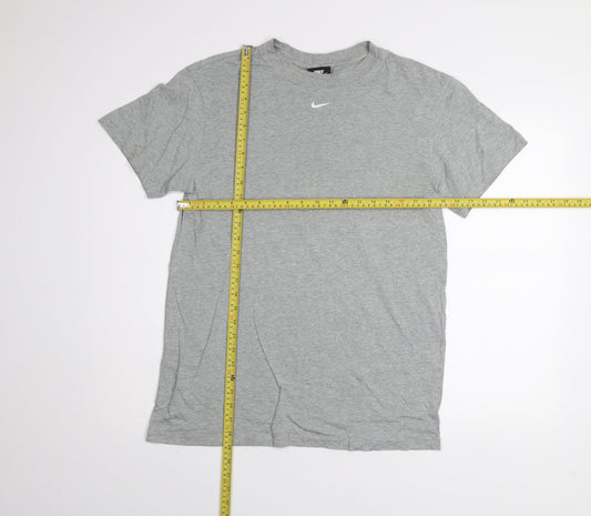 Nike Men's Grey Small Short Sleeve Crew Neck T-Shirt