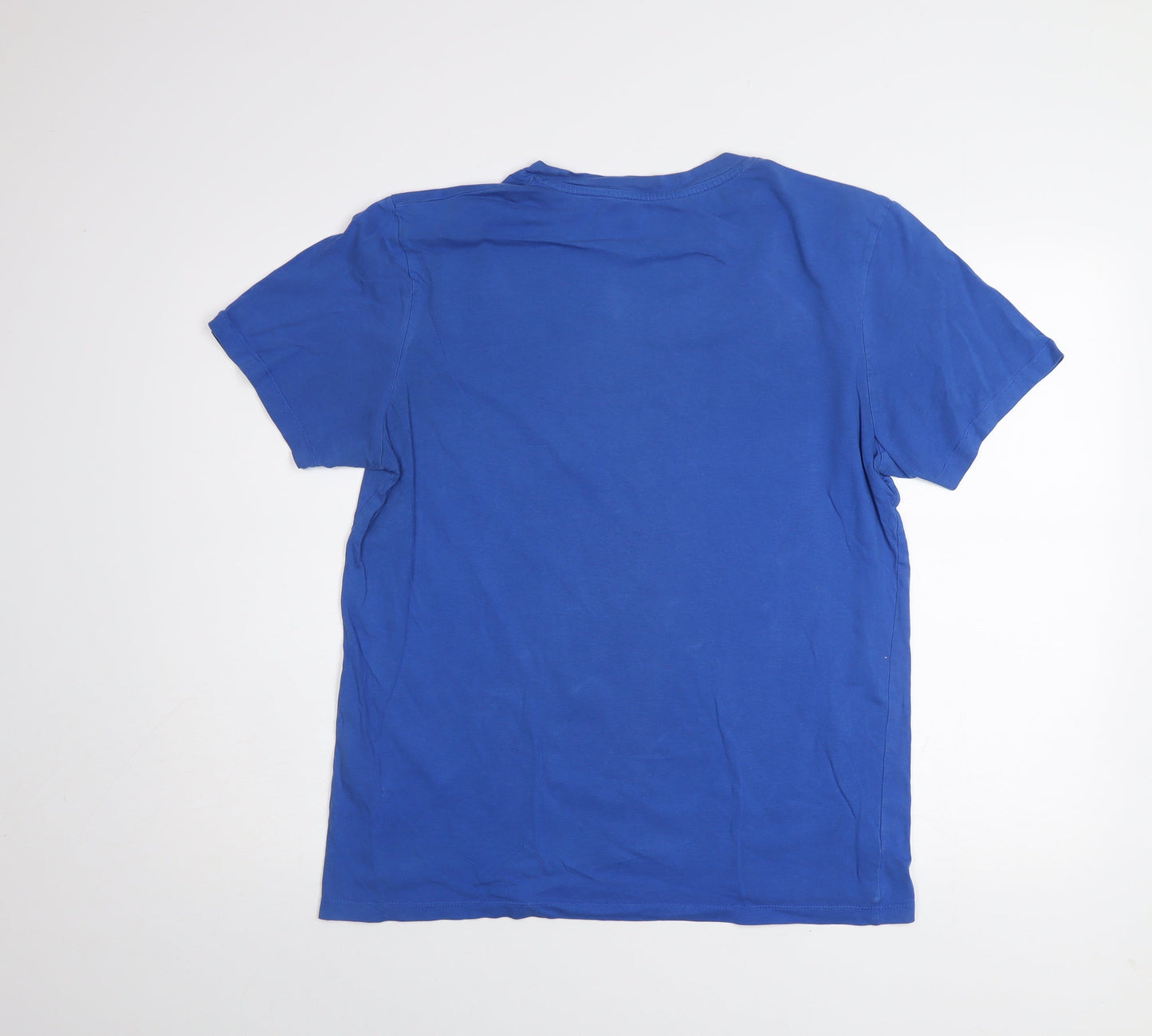 Jack & Jones Core Men's Blue XL Graphic Print Cotton T-Shirt