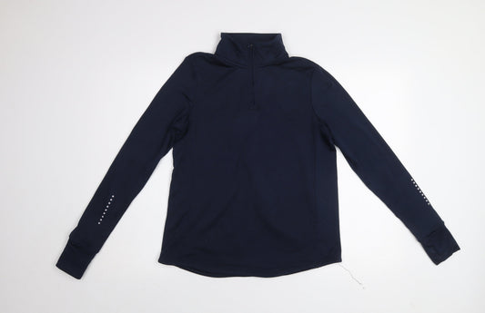Womens UK M Regular Mountain Warehouse Blue Pullover Sweatshirt