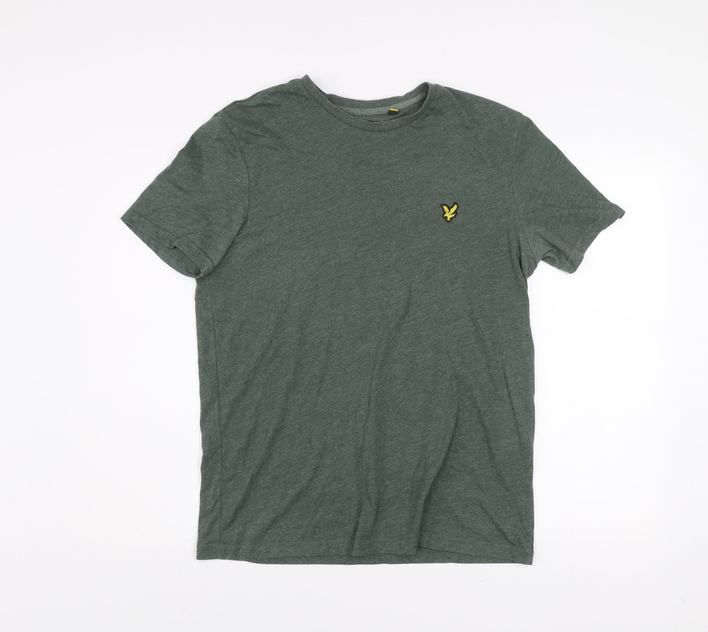 Mens UK Size M Lyle & Scott Green  Cotton Blend T-Shirt