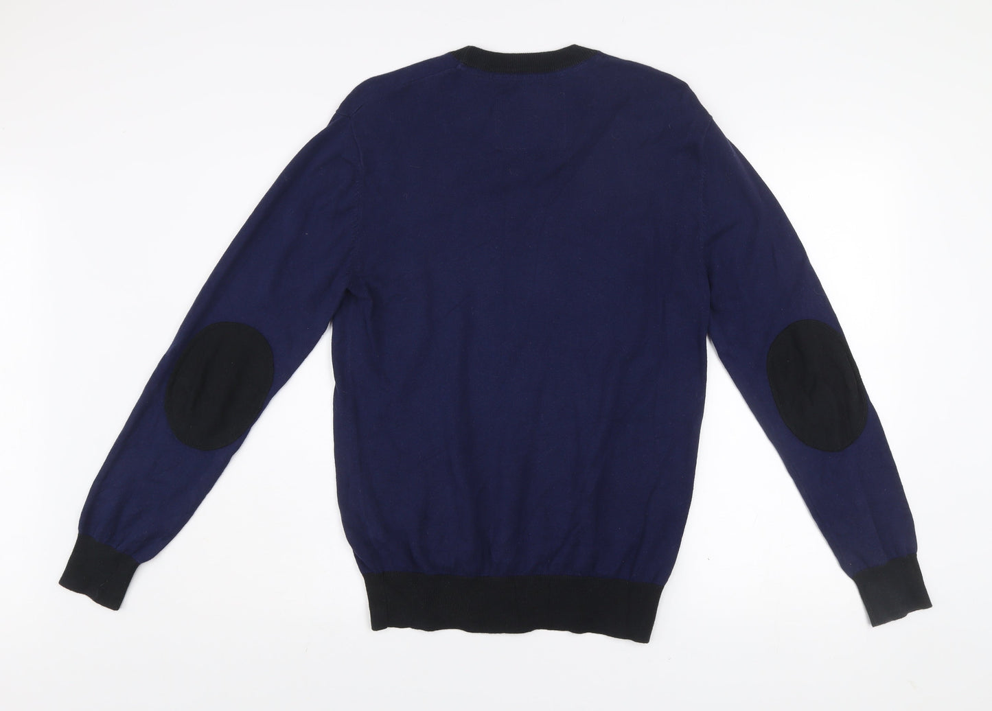 Jack Wills Men’s Blue Cotton Crew Neck Pullover Jumper Size M