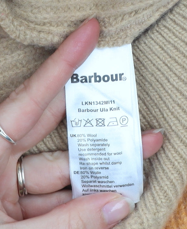 Barbour Women’s Multicoloured Wool Knit Jumper Size 8