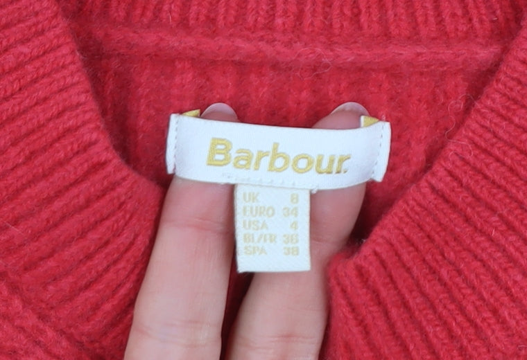Barbour Women’s Multicoloured Wool Knit Jumper Size 8