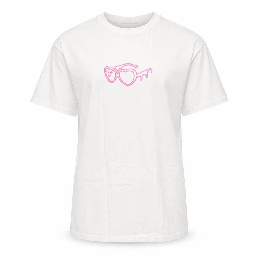 I Saw It First Women's White Love Island Embroidered Cotton T-Shirt Size S