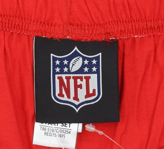 Marks and Spencer NFL Kansas City Chiefs Red Teen 32in Athletic Shorts
