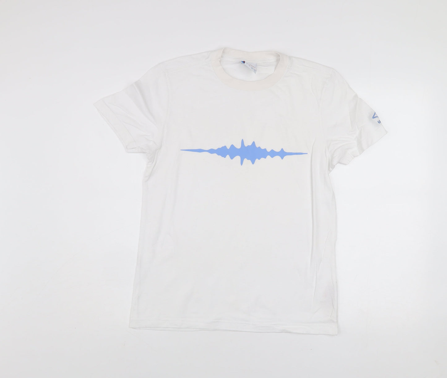 Umbro Men’s White Graphic Print Cotton Short Sleeve T-Shirt Size S