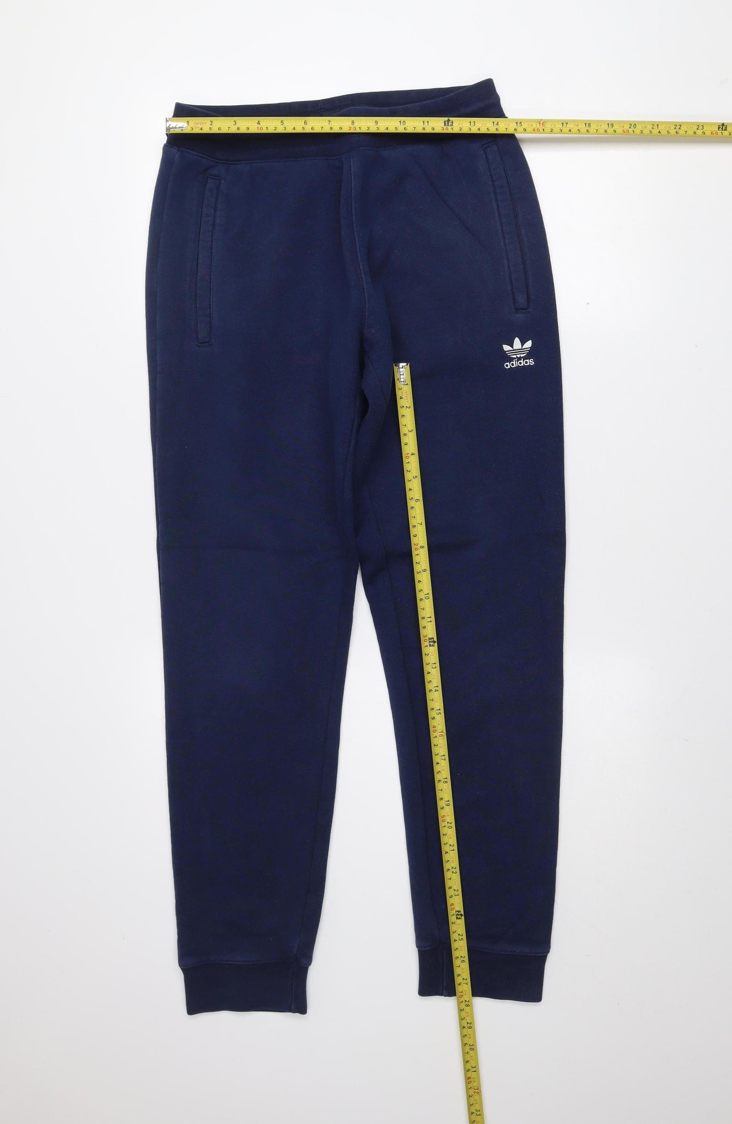 Adidas Men's Blue Jogger Sweatpants Tapered Fit Size M
