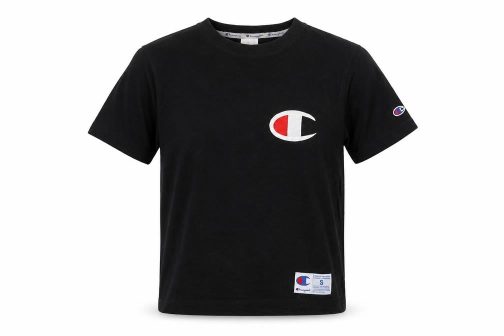 Mens UK Size S Champion Black  Cotton T-Shirt