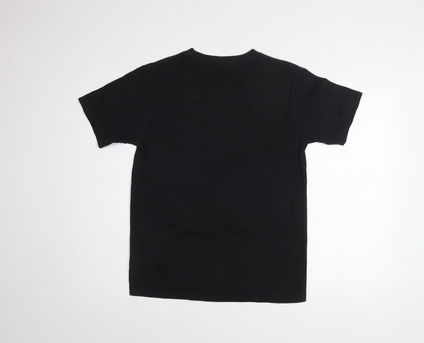 Champion Men's Black Small Crew Neck Short Sleeve Cotton T-Shirt