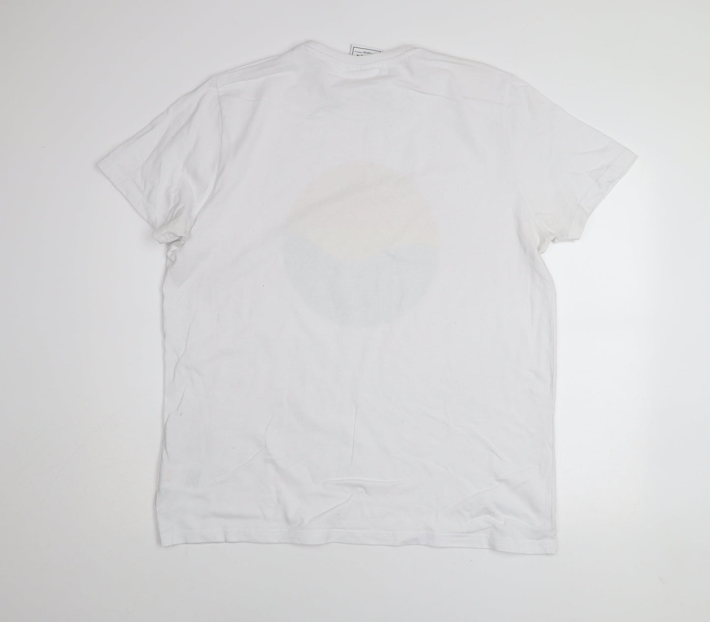 TOG24 Mens White 2XL Nature Graphic Crew Neck T-Shirt
