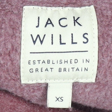 Jack Wills Men's Purple XS Pullover Hoodie Fleece Cotton Blend