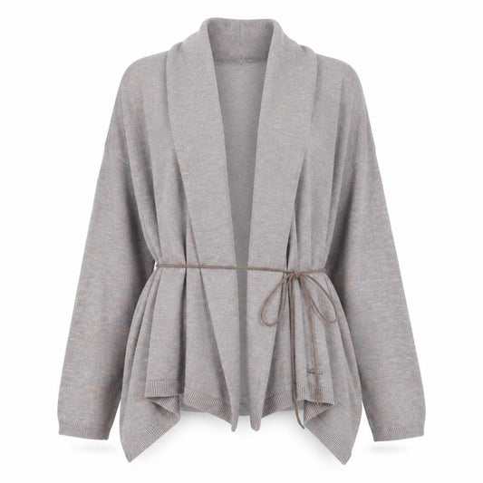 Womens UK M Relaxed O'Neill Grey Cardigan Tight-Knit