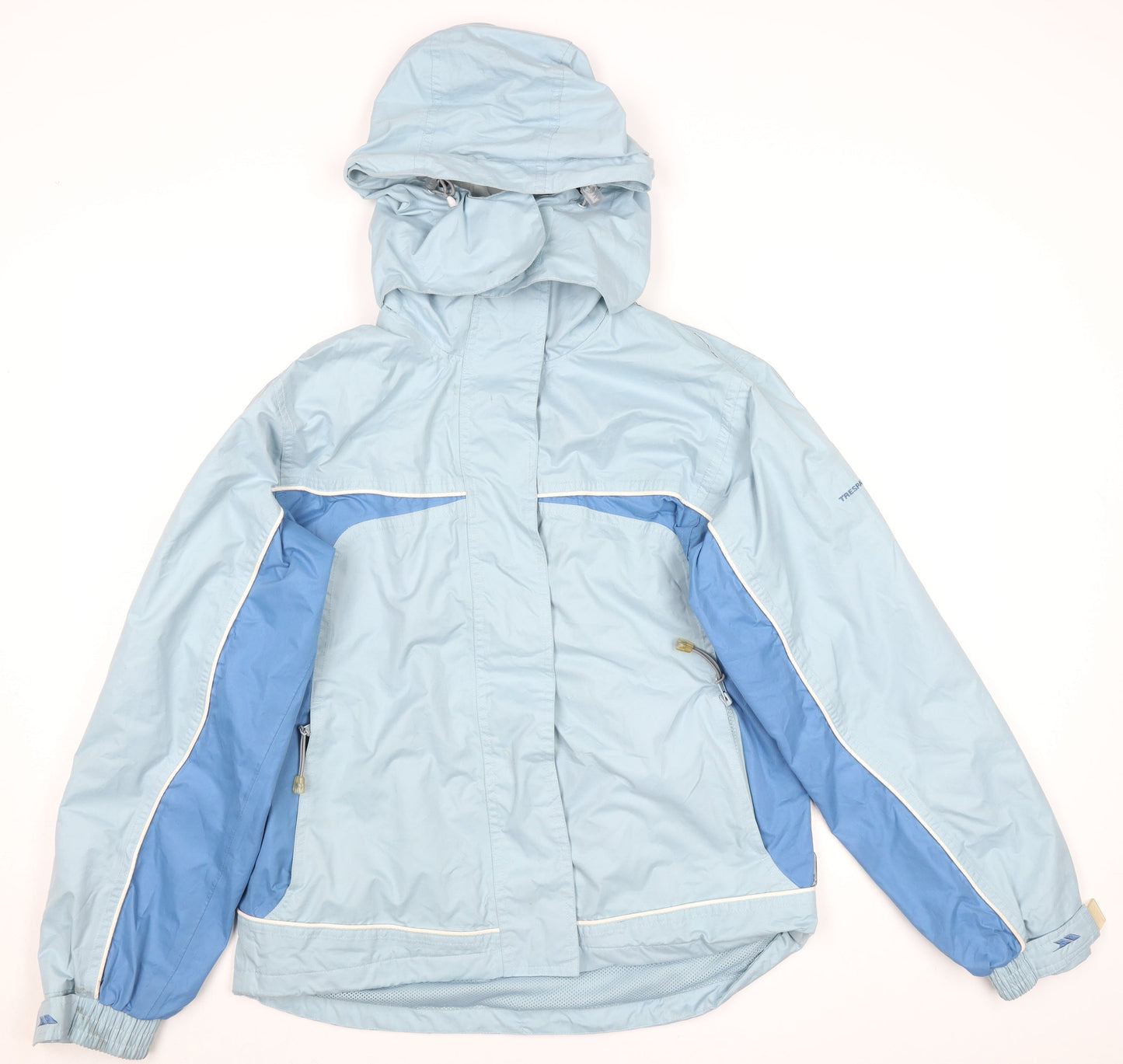 Trespass Men's Blue Waterproof Hooded Rain Jacket M
