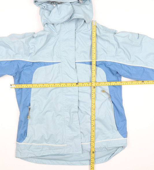 Trespass Men's Blue Waterproof Hooded Rain Jacket M