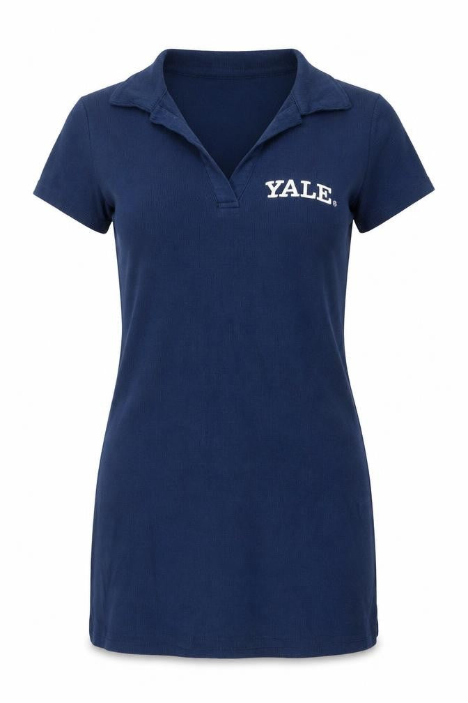 Yale University Women's Blue Cotton Polo Shirt Size M