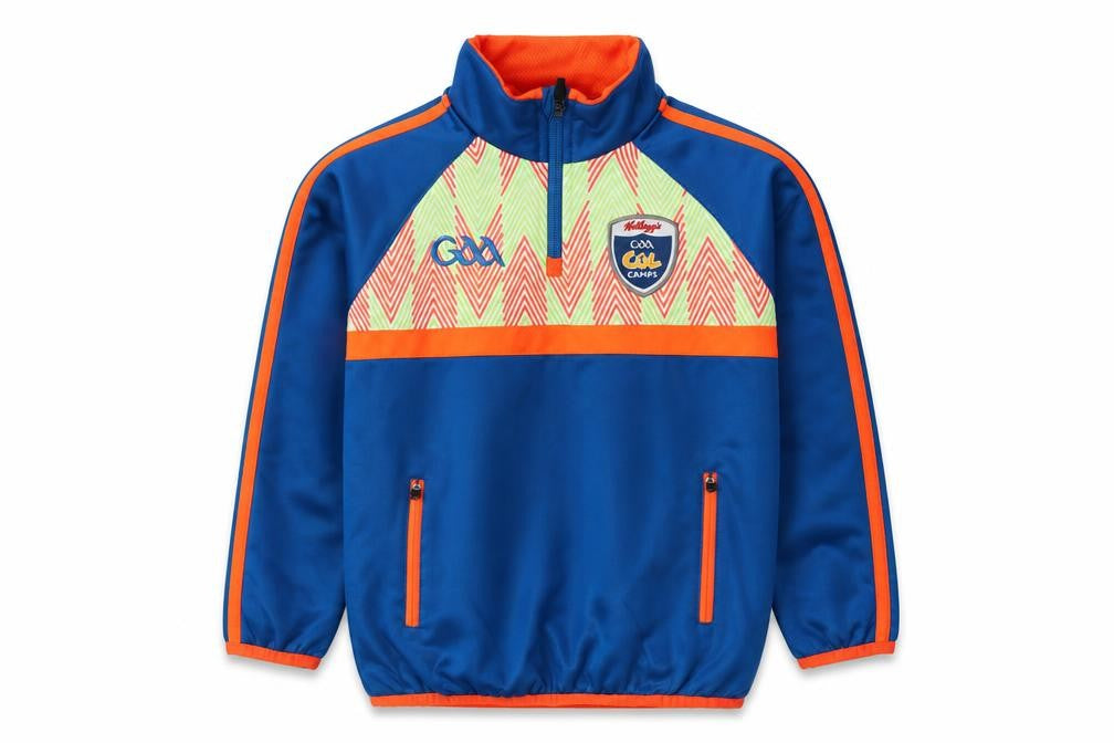 O'Neills Boys Blue 1/2 Zip GAA Cúl Camps Sweatshirt Size 2 Years