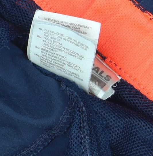 Adidas Men's Navy Blue Small Track Pants Climalite Elastic Waist