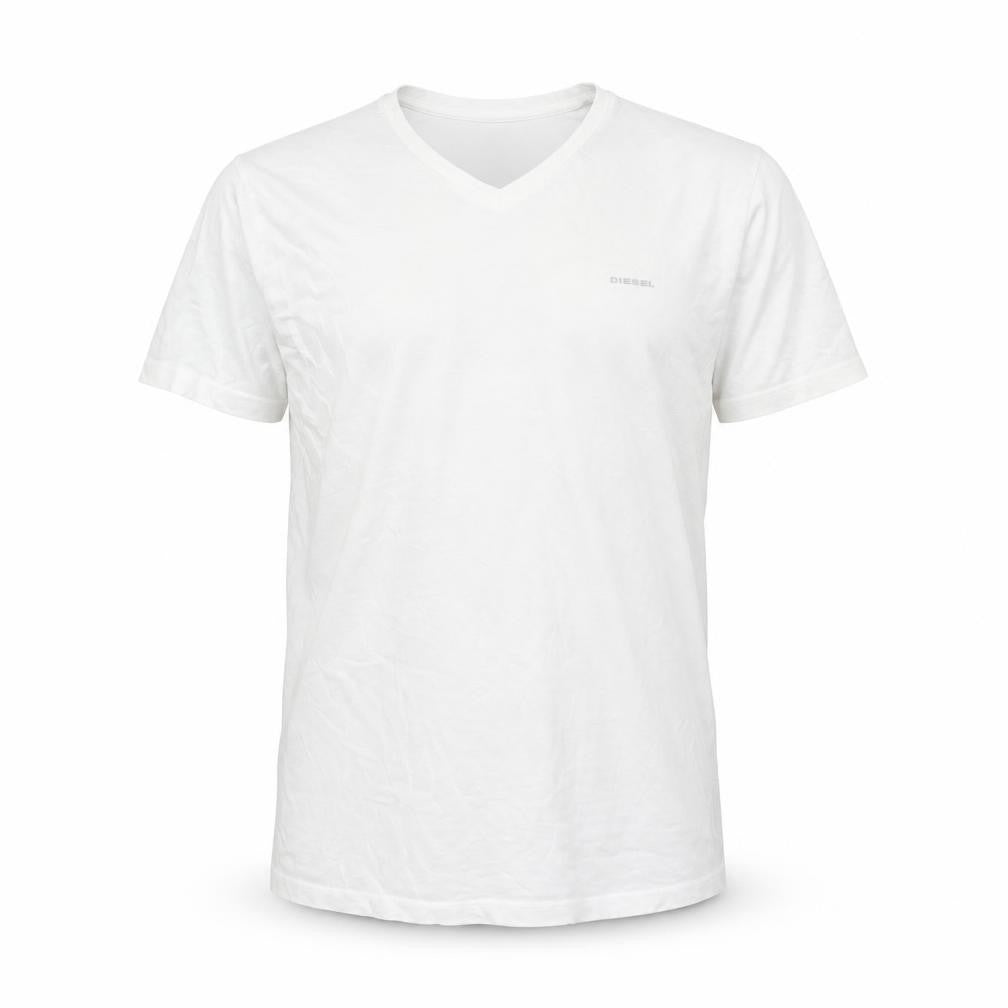Mens UK Size XL Diesel White  Cotton T-Shirt