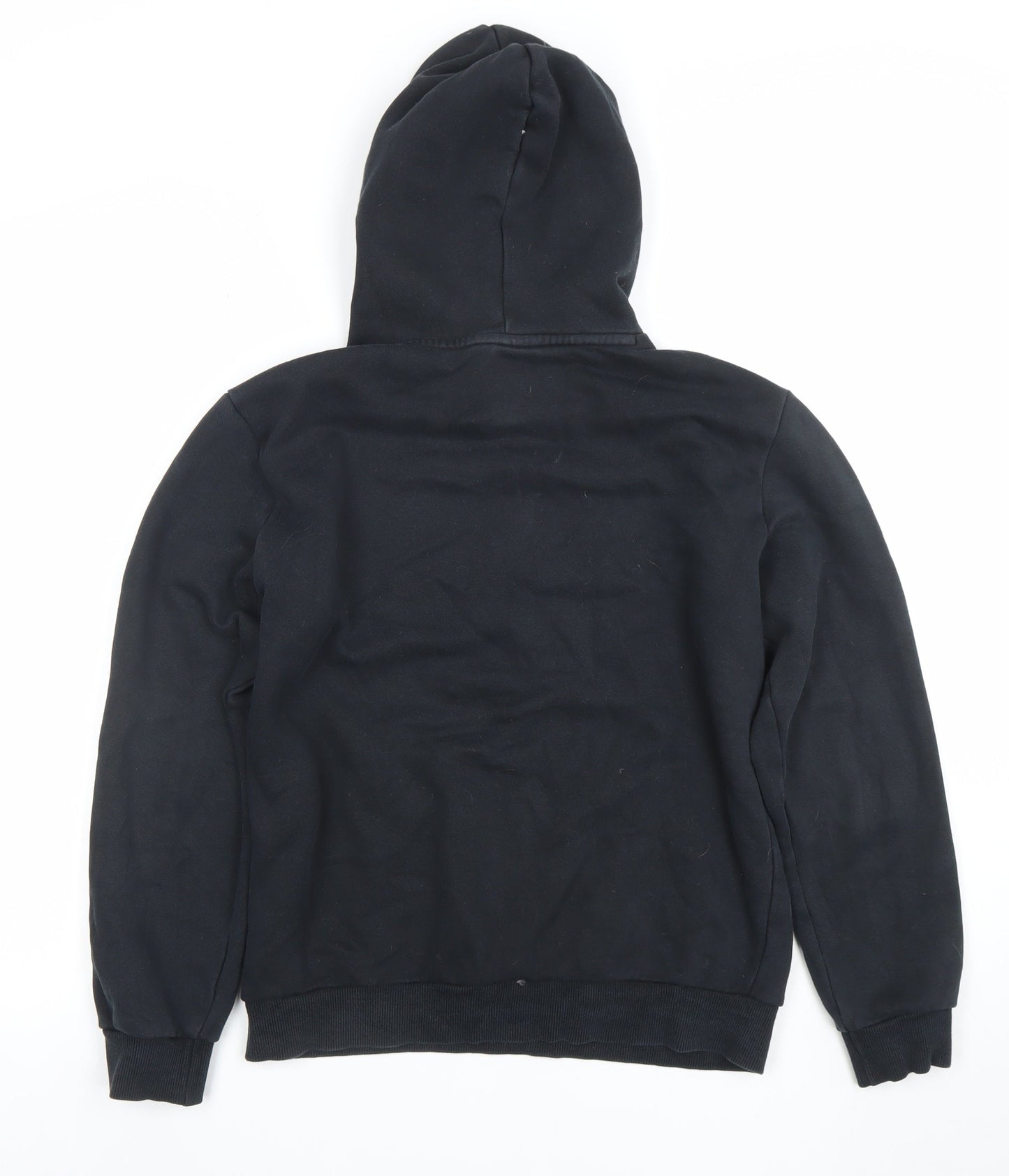 Puma Men's Black XS Pullover Hoodie with Red Logo