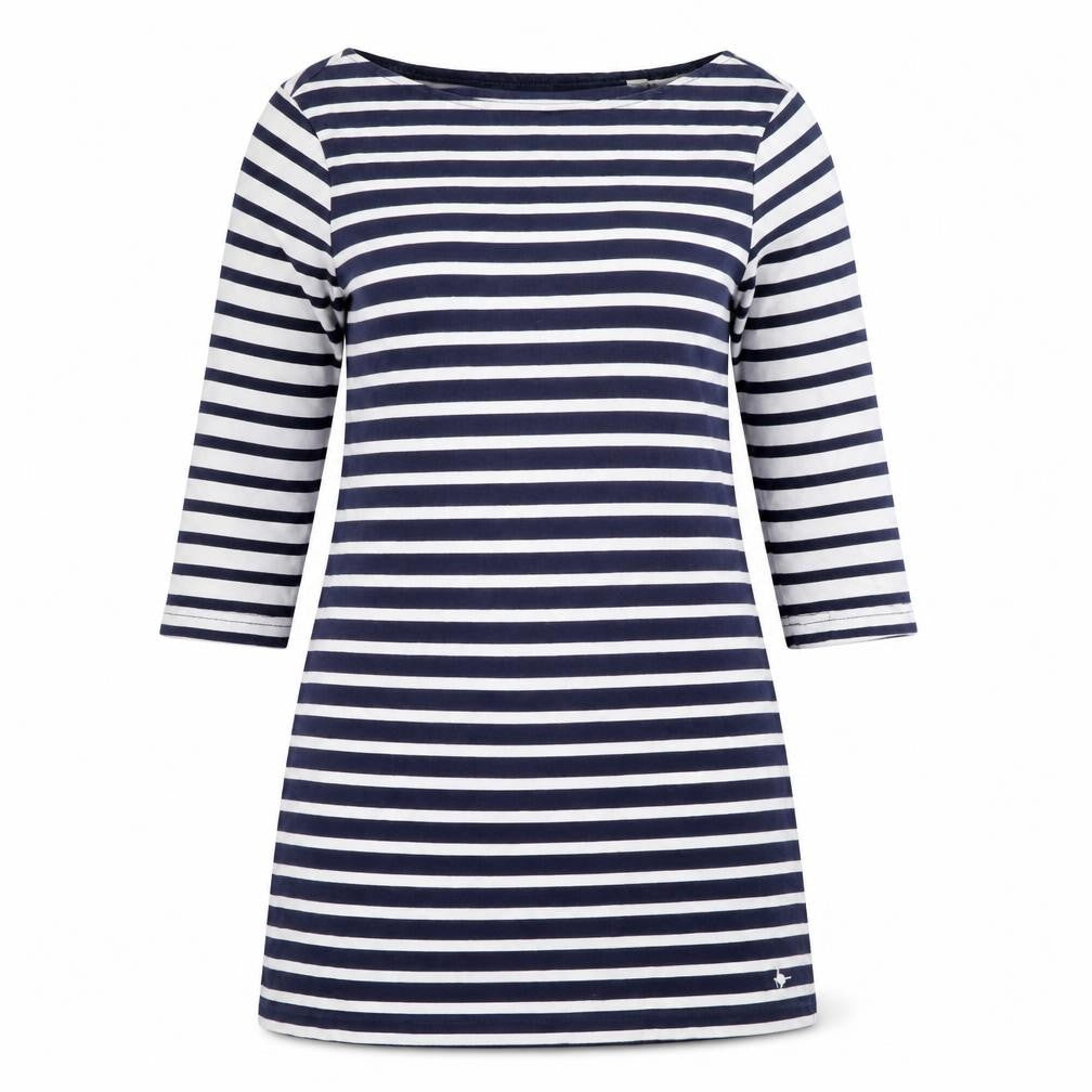 Jack Wills Women's Blue Striped T-Shirt Dress Size 12