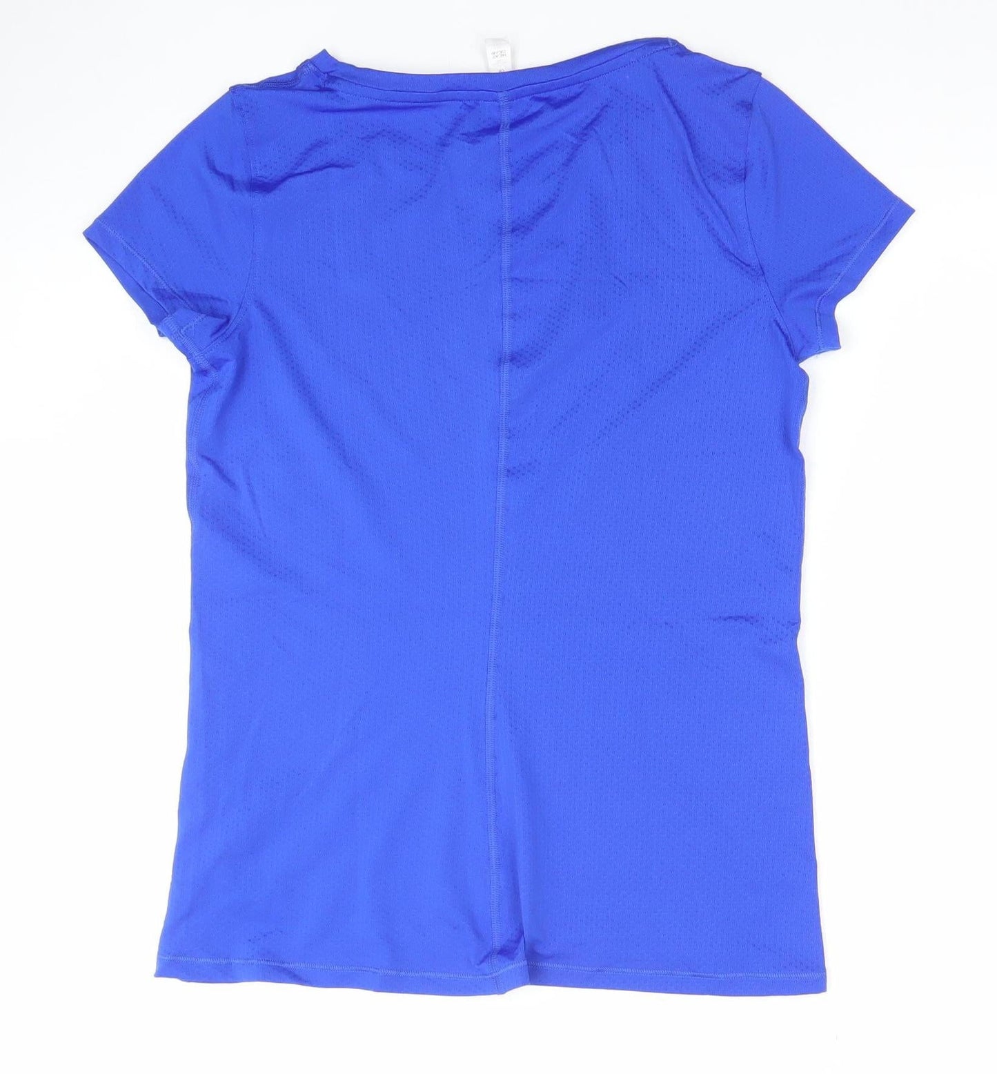 Under Armour Womens Blue HeatGear Fitted Short Sleeve T-Shirt Size S