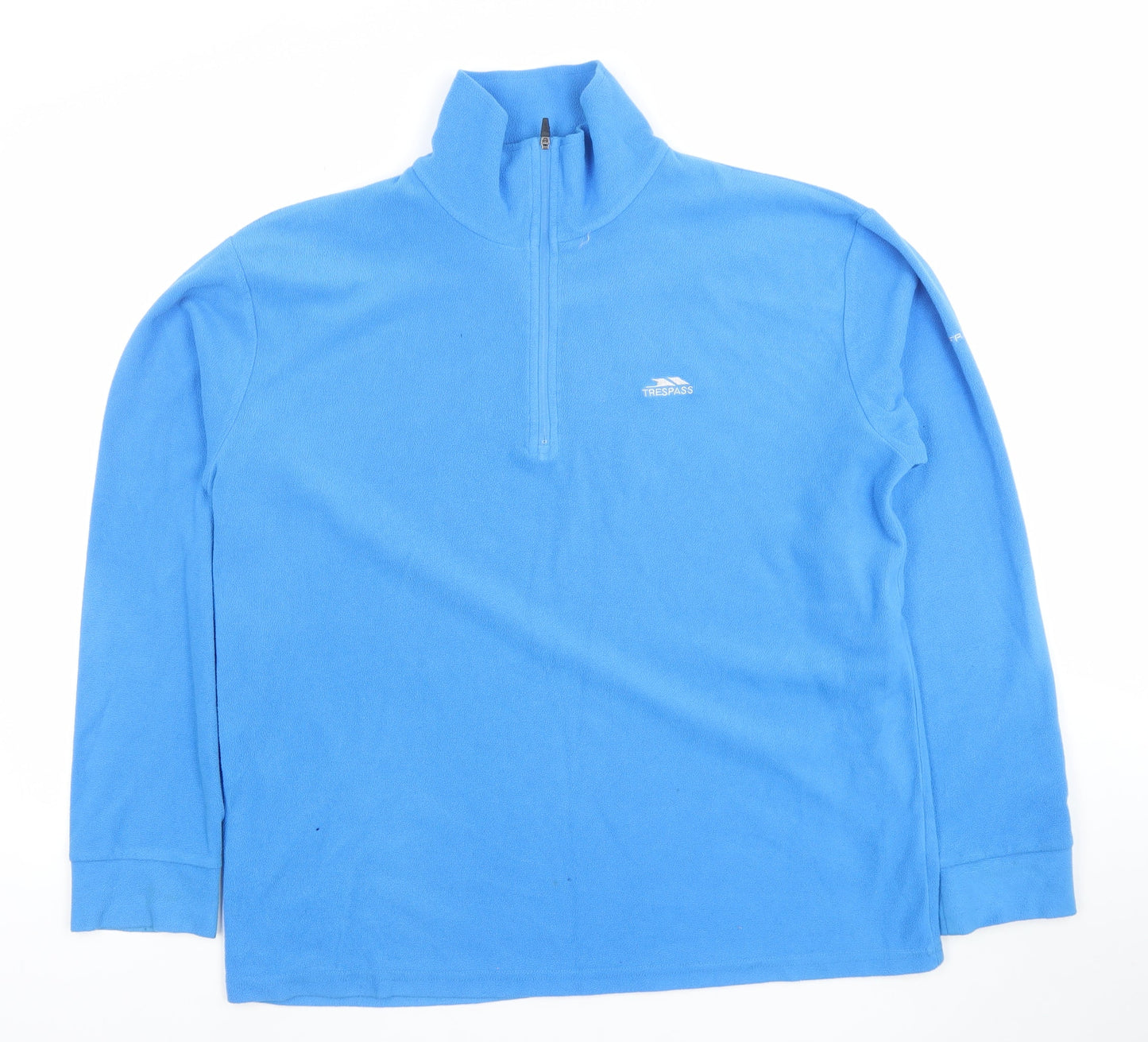 Trespass Men's Blue Fleece 1/2 Zip Pullover Sweatshirt Size M