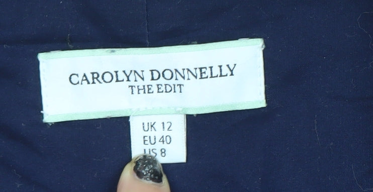 Carolyn Donnelly Women Blue UK 12 Single-Breasted Blazer