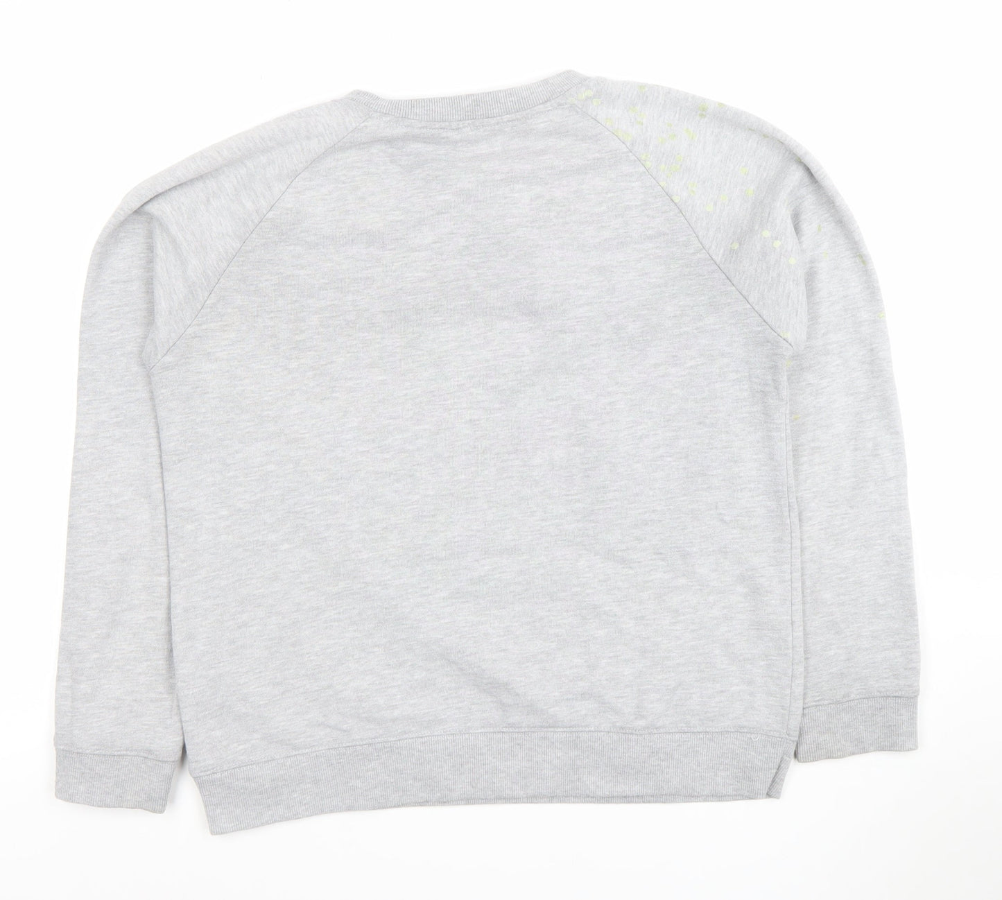 Hush Women Grey Polka Dot Pullover Sweatshirt Size M