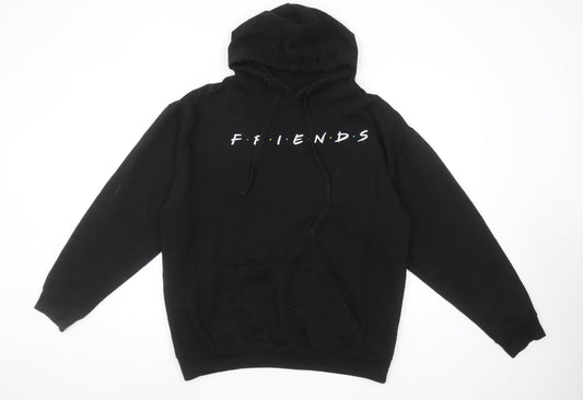 Friends TV Series Black Pullover Hoodie Women S Cotton Blend