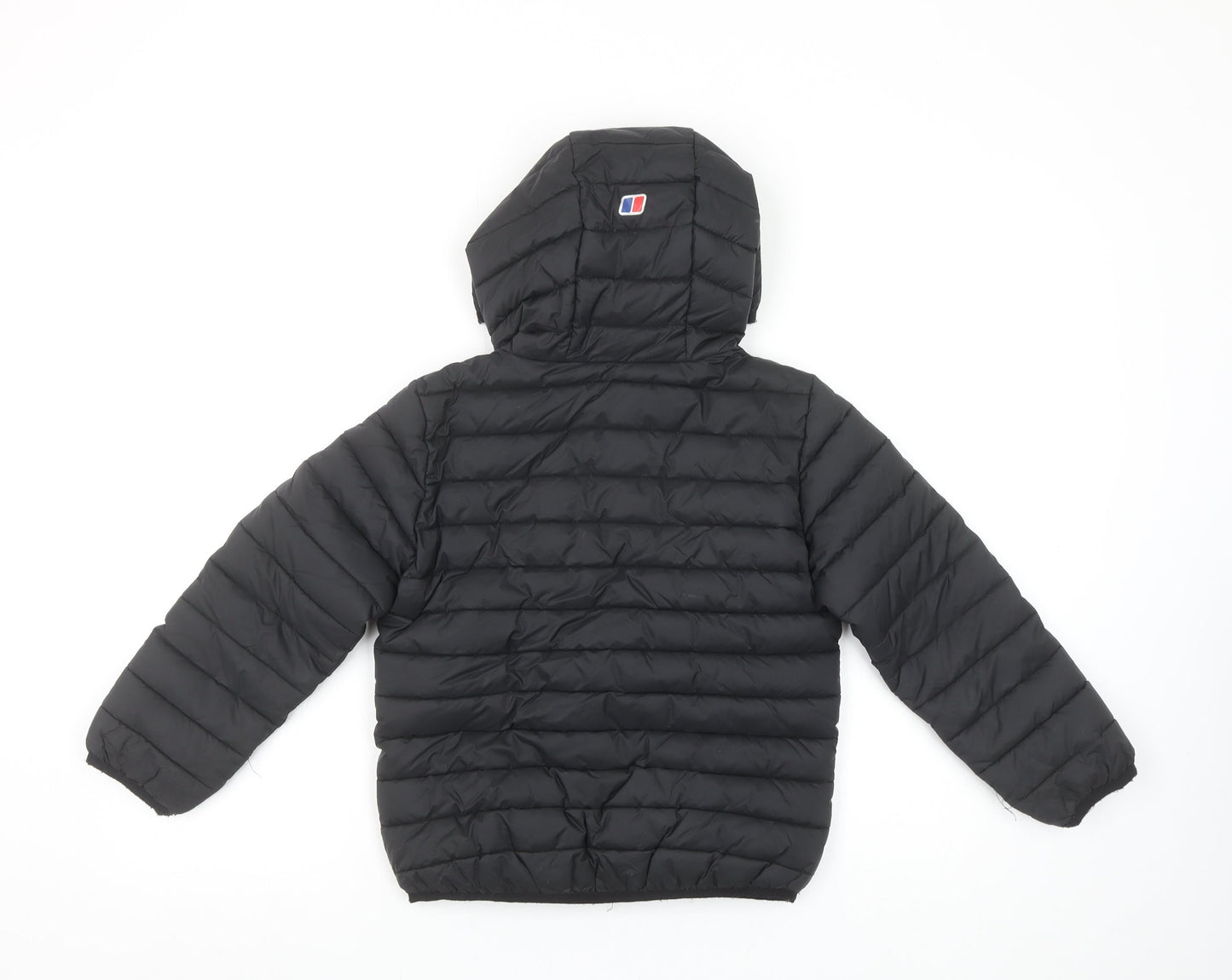 Berghaus Boys Black 5-6 Years Hooded Puffer Jacket Lightweight Winter Coat