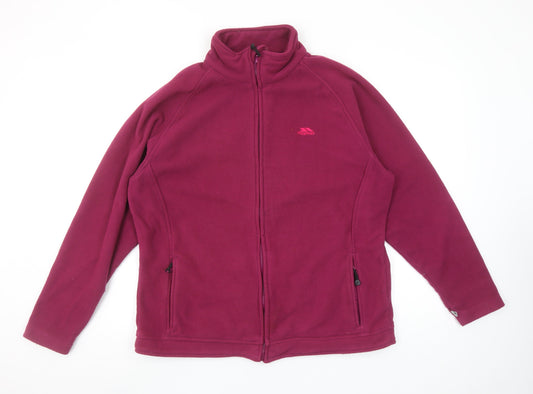 Trespass Womens Purple Fleece Full Zip Jacket XL