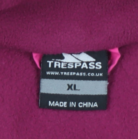 Trespass Womens Purple Fleece Full Zip Jacket XL