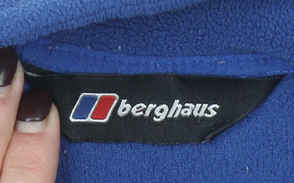 Berghaus Men's Blue Fleece Half Zip Pullover Sweatshirt M