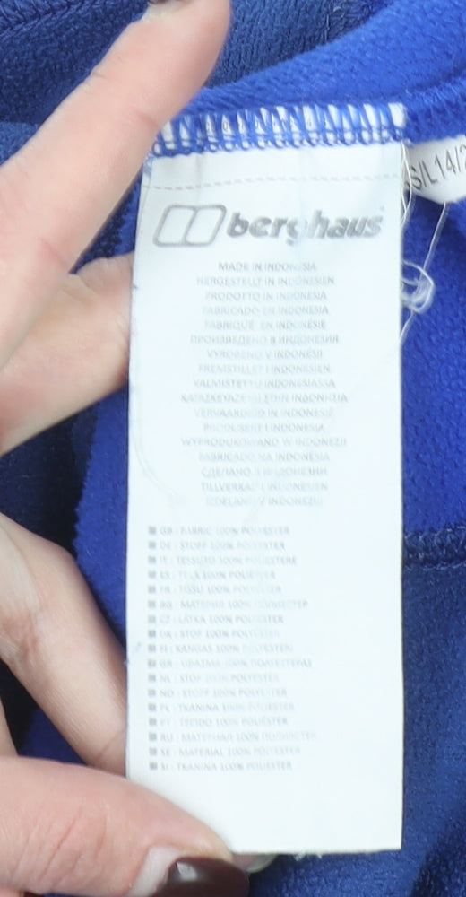 Berghaus Men's Blue Fleece Half Zip Pullover Sweatshirt M