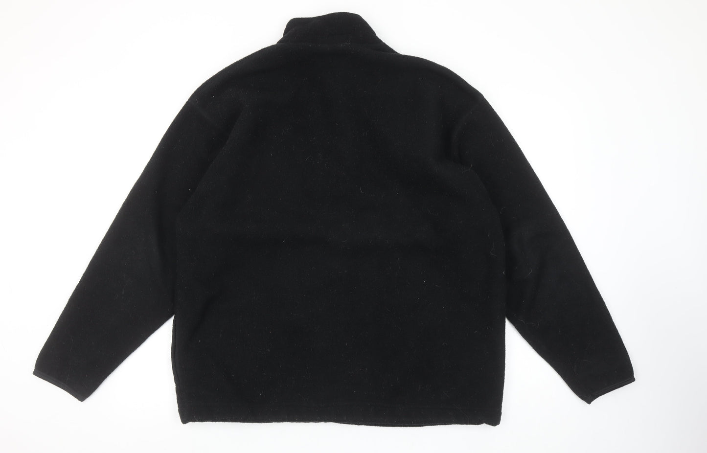 Adidas Men’s Black XL Fleece Henley Sweatshirt Pullover