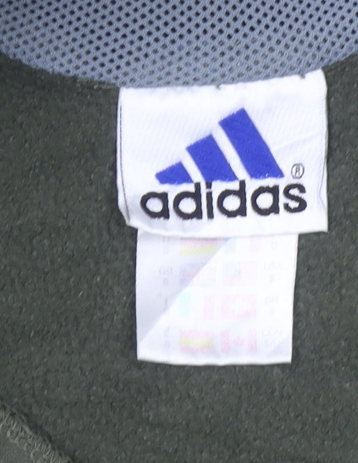 Adidas Men’s Green 1/4 Zip Pullover Fleece Sweatshirt L