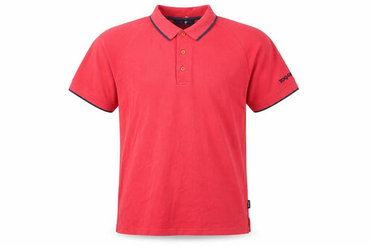 Toggi Men's Red Cotton Short Sleeve Polo Shirt Size M