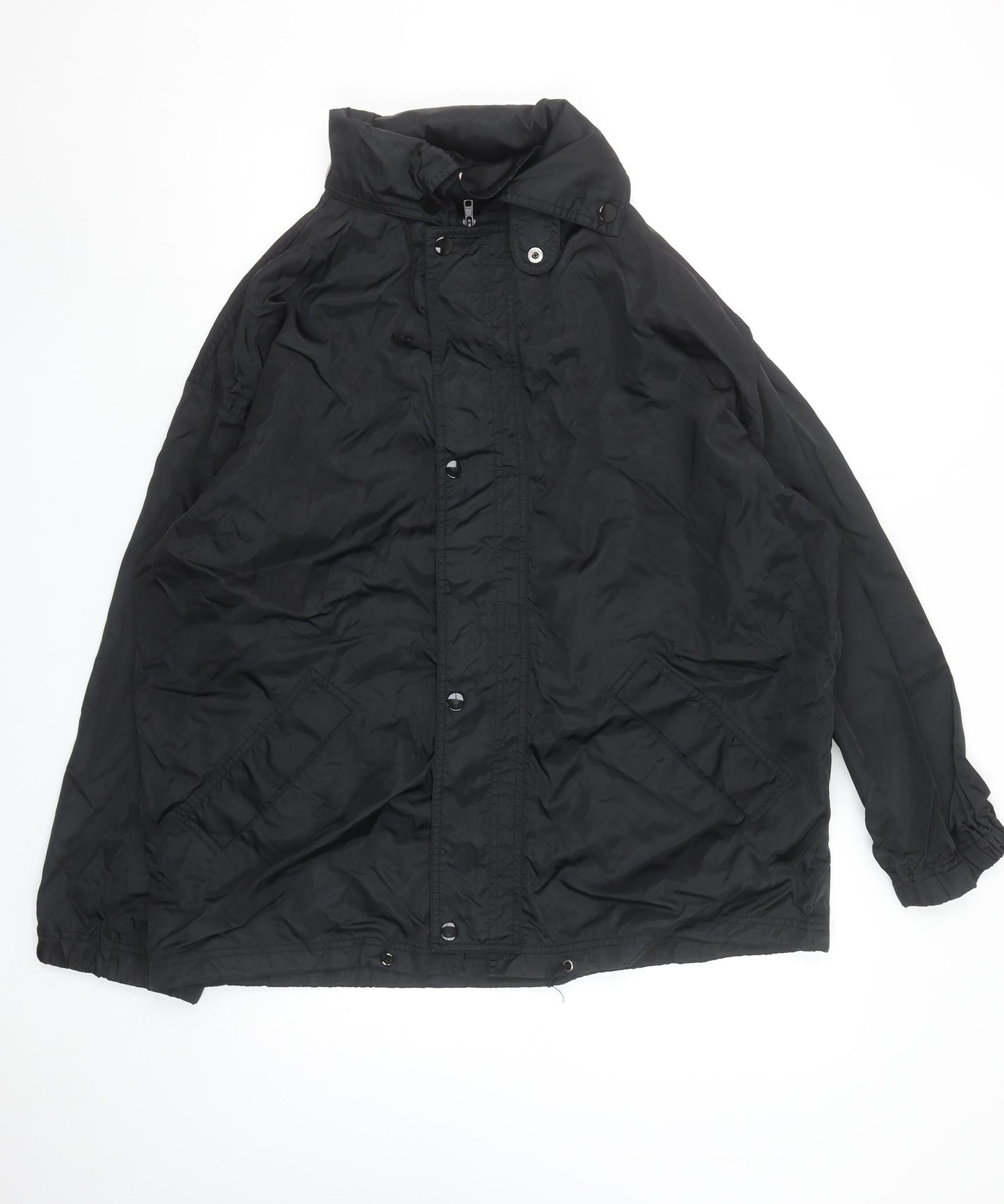 The Trader Jeans Company Men's Black M Windbreaker Jacket